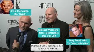 Star Trek: DS9 make-up designer Michael Westmore and actors Armin Shimerman & Terry Farrell