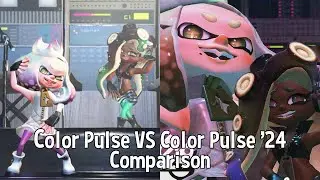 Color Pulse vs Color Pulse '24 - Off The Hook Day 1 Splatfest Song Comparison