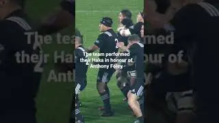 Emotional Haka for Anthony Foley