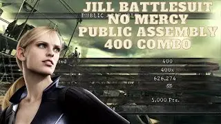 Resident Evil 5 | The Mercenaries No Mercy | 400 Combo | Jill Battlesuit | Public Assembly