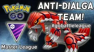 GROUDON and MELMETAL lead ANTI-DIALGA team in Master League Classic! | Pokemon GO Battle League PVP