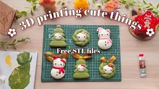 ⋆˙⟡. 3D printing cute things ✮ sanrio hello kitty cookie ornaments ⋆˙⟡ ⋆ . ݁ ˖🌸+ free STL files