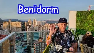 Benidorm - Roof Top Terrace And Bar Area At Port Benidorm Hotel,Check It Out!
