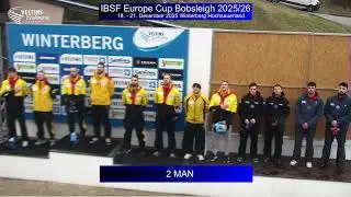 Winterberg| Europe Cup Bobsleigh2025/26