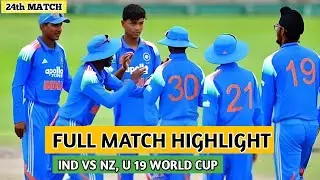 FULL MATCH HIGHLIGHT IND VS NZ, U 19 WORLD CUP 2026#cricket#cricketmatch 