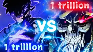 Sung Jinwoo vs Ainz Ooal Gown Power Levels 🔥 | Shadow Monarch vs Overlord