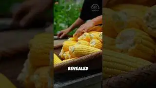 Chewy summer snack prepared with corn