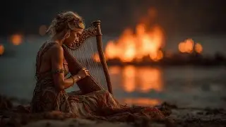 Heavenly Harp Music for Deep Relaxation & Peaceful Christian Meditation ~ Sleep Aid