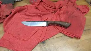 DropPoint Knife Made From Wheel Bearing Race!!!
