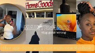 Failed maintenance Vlog : (shopping + new MacBook 🤍)