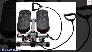 BalanceFrom Adjustable Stepper Stepping Machine with Resistance Bands
