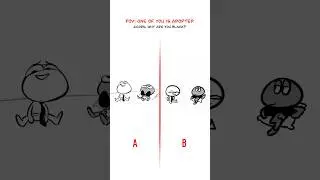Daddy Needs To Answer 😅 A vs B (Animation Meme) #shorts