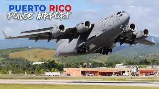 Up Close: C-17 Moose Takes Flight at Mercedita Airport  Puerto Rico.
