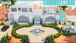 Creating a Luxe Modern Desert Home in the Sims 4 with No CC!