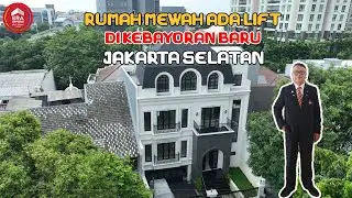 Rumah Baru 4 Lantai ada Lift di Kebayoran Baru, Jakarta Selatan