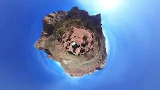 Zion Nat'l Park (Making the Art) [360° Tiny Planet]