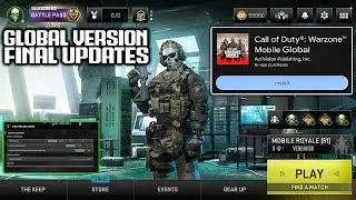Warzone Mobile Final Major Updates (Global Version Optimization Low End Support Max Graphics)2024