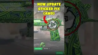 Cs2 New Update Sticker Placement FIX #cs2 #cs2skins #gaming