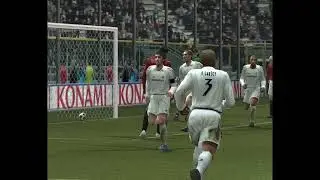 WINNING ELEVEN 9 l RAUL GONZALEZ BEAUTIFUL GOALS VS MAN UTD
