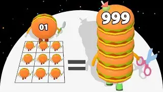 Max Level Food Crowd! - FOODIE RUNNER (ASMR Math Gameplay) #countmaster