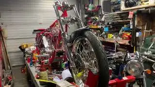 Harley Davidson chopper rewire completely ! Thunderheart ultimate harness @CustomCruisersLimited