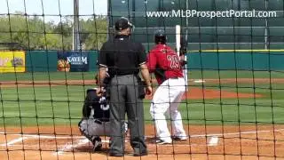 Brett Wallace base hit - Houston Astros - Spring Training 2011
