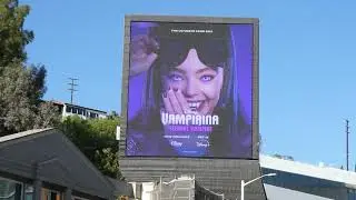 Wizards Beyond Waverly Place Vampirina Teenage Vampire The Road Billboards Sunset Blvd LA CA 10-4-25
