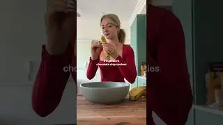 EASY AND HEALTHY chocolate chip cookies 😮 a recipe that anyone can make, I promise