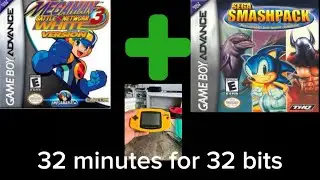 32 minutes for 32 bits gameboy advance video