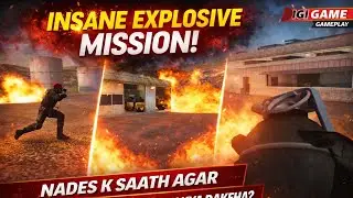 INSANE EXPLOSIVE MISSION 😱 | Sirf Grenades se pura Mission Clear! | IGI Gameplay Urdu