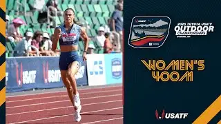 Women's 400m Final at the 2025 Toyota USATF Outdoor Championships on August 2, 2025
