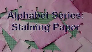 How to dye paper RED with BEET juice, NOT avocados. | CRINKLE paper SOUND at 5:50