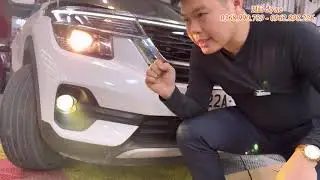 Độ Đèn Bi LED Gầm Kia Seltos | Lắp Zin Dưỡng In 3D – Sáng Mạnh, Chuẩn Form