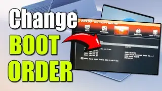 Как изменить порядок загрузки и диск на ПК с Windows 11 (MSI Bios)