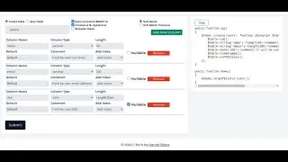 Laravel Migration Code Generator By Code Farming