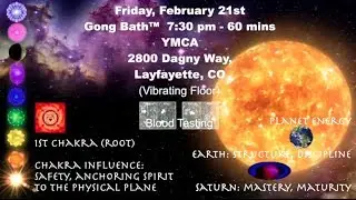 Colorado Chakra Gong Bath&trade; Tour with Richard Rudis