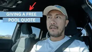Giving a FREE pool quote