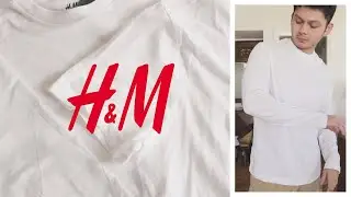 H&M Basics T-SHIRTS Try On! - (Regular, Slim Fit, Long Sleeve Tees)