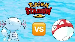 Pokemon Stadium 2 - Free Battle #24a (Wooper vs Voltorb)