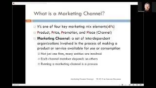 MKT-3260 - January 15th  - Chapter 1:  Understanding Channel Strategy