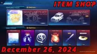 December 26 Rocket League Item Shop: CRIMSON STANDARD BOOST!