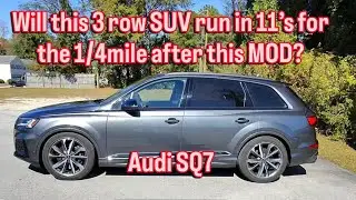 Will this 3 row SUV run the 1/4 mile in 11’s after this change?