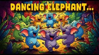 Cute Baby Elephant Dance Song | Tamil Kids Rhyme | Animal Dance Song