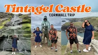 Tintagel Castle - Cornwall UK | UK&rsquo;s Most Beautiful Holiday Location | Unique King 👑 Statue.