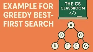 Example of Greedy Best-First Search in AI | Step-by-Step Explanation