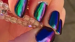 Chameleon Chrome Ombre Gel Nail Tutorial WOMN?