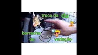 troca de borracha de vedac&atilde;o da biz 125!