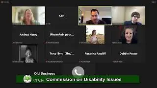 Ann Arbor Commission on Disability Issues 4/17/2024