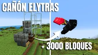 CA&Ntilde;&Oacute;N Propulsor de ELYTAS para MINECRAFT 1.21+ | Elyta Launcher