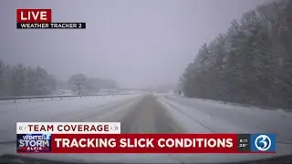 VIDEO: Conditions improve in northern Connecticut